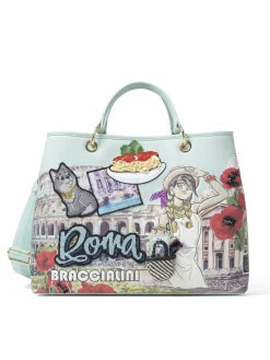 CARTOLINE ROMA Borsa a mano con tracolla
