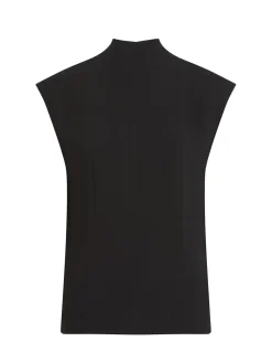 CK Camicia blusa a manica corta in viscosa