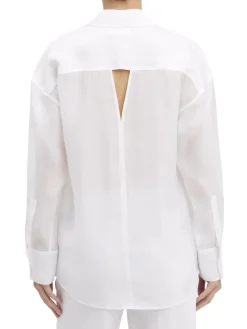 CK Camicia cut out oversize trasparente
