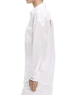 CK Camicia cut out oversize trasparente