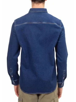 CK JEANS Camicia jeans manica lunga regular fit