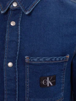 CK JEANS Camicia jeans manica lunga regular fit
