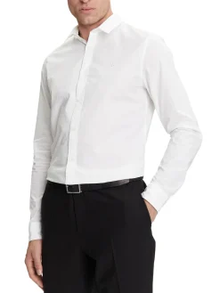 CK JEANS Camicia manica lunga slim fit stretch