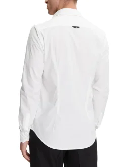 CK JEANS Camicia manica lunga slim fit stretch