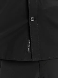 CK JEANS Camicia manica lunga slim fit stretch