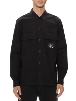 CK JEANS Camicia manica lunga cargo relaxed fit