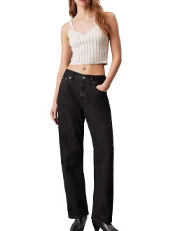 CK JEANS Canotta a bralette in cotone