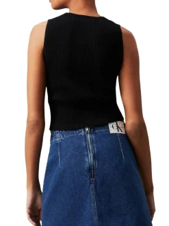 CK JEANS Canottiera a costine