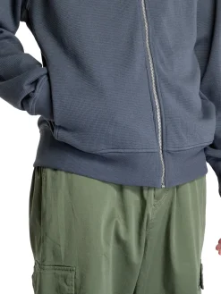 CK JEANS Felpa a collo alto full zip