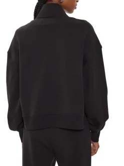 CK JEANS Felpa a collo alto full zip