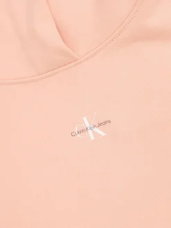 CK JEANS Felpa in cotone con cappuccio e tasca
