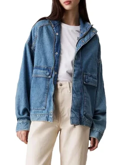 CK JEANS Giacca tessuto jeans relaxed fit