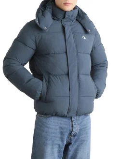 CK JEANS Giubbotto imbottito con cappuccio