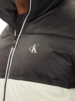 CK JEANS Giubbotto piumino patch logo