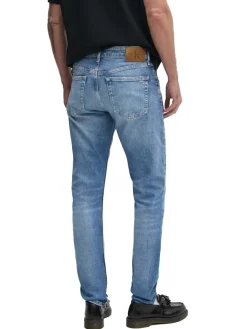 CK JEANS Jeans slim taper fit con vita alta