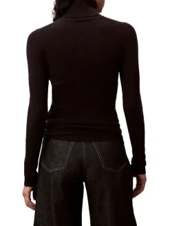 CK JEANS Maglia a collo alto, maniche lunghe