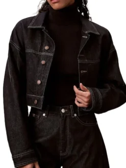 CK JEANS Maglia a collo alto, maniche lunghe