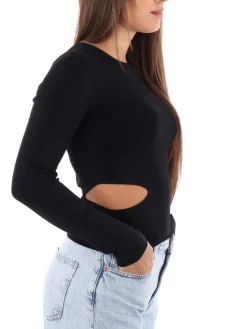 CK JEANS Maglia con cut out laterale