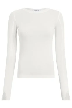 CK JEANS Maglia in cotone a girocollo