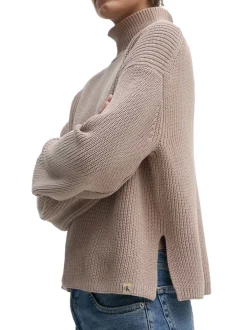 CK JEANS Maglione dolcevita cotone relaxed fit