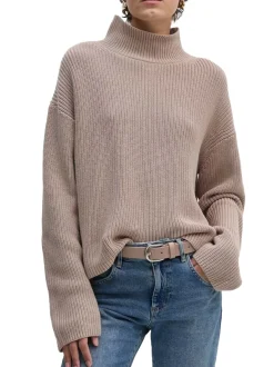 CK JEANS Maglione dolcevita cotone relaxed fit