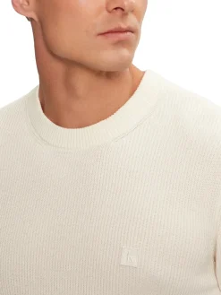 CK JEANS Maglione girocollo a costine