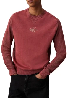 CK JEANS Maglione in cotone con logo