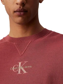 CK JEANS Maglione in cotone con logo