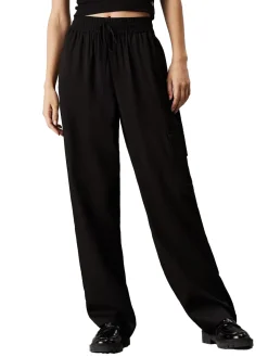 CK JEANS Pantalone morbido in viscosa