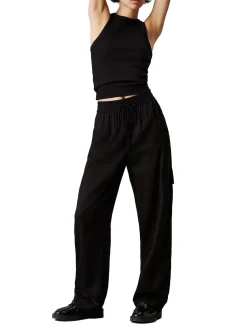 CK JEANS Pantalone morbido in viscosa
