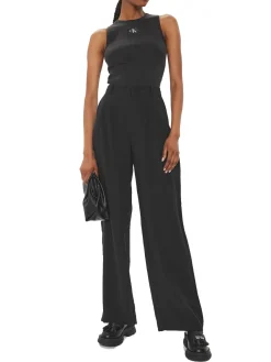 CK JEANS Pantaloni a vita alta con pence