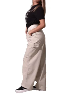 CK JEANS Pantaloni cargo brushed in cotone