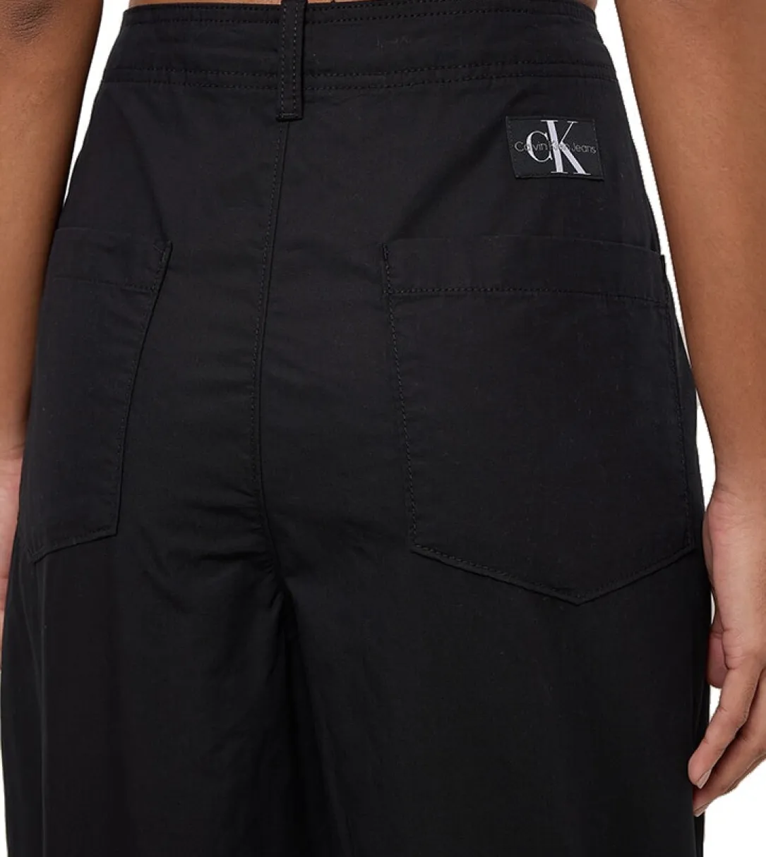 CK JEANS Pantaloni chino larghi gamba dritta