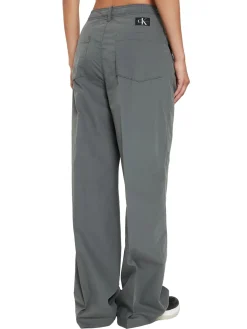 CK JEANS Pantaloni chino larghi gamba dritta