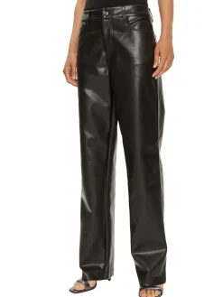 CK JEANS Pantaloni dritti a vita alta