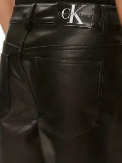 CK JEANS Pantaloni dritti a vita alta