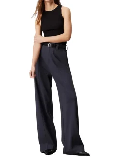 CK JEANS Pantaloni in jersey a gamba larga