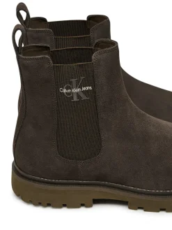 CK JEANS Stivaletti in pelle scamosciata