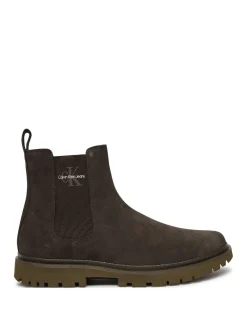 CK JEANS Stivaletti in pelle scamosciata