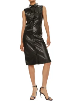 CK JEANS Vestito giromanica al ginocchio