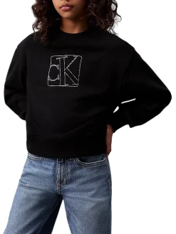 CK KIDS Felpa girocollo con stampa