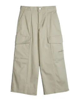 CK KIDS Pantaloni bimba cargo in cotone