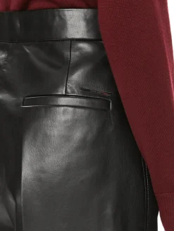 CK Pantaloni a vita alta con gamba larga