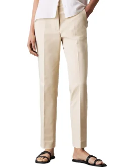 CK Pantaloni chino dritti a vita alta