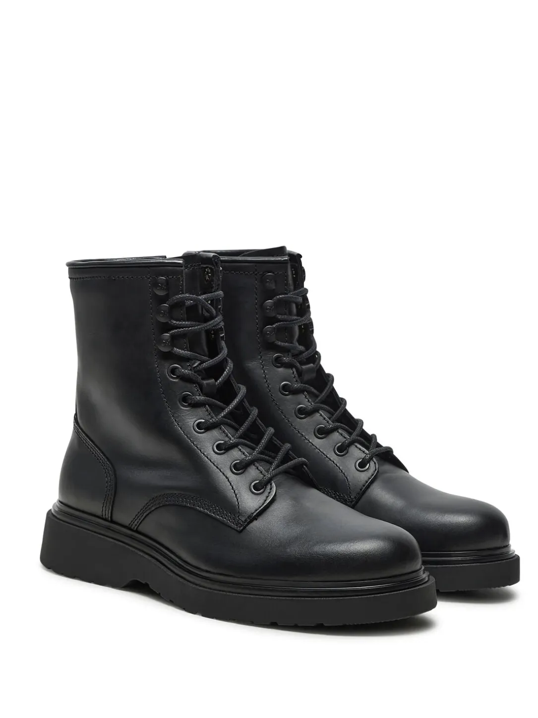 CK Stivaletti stringati in pelle