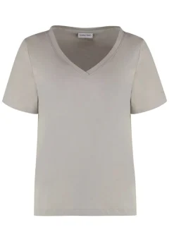 CK T-shirt a maniche corte scollo a V