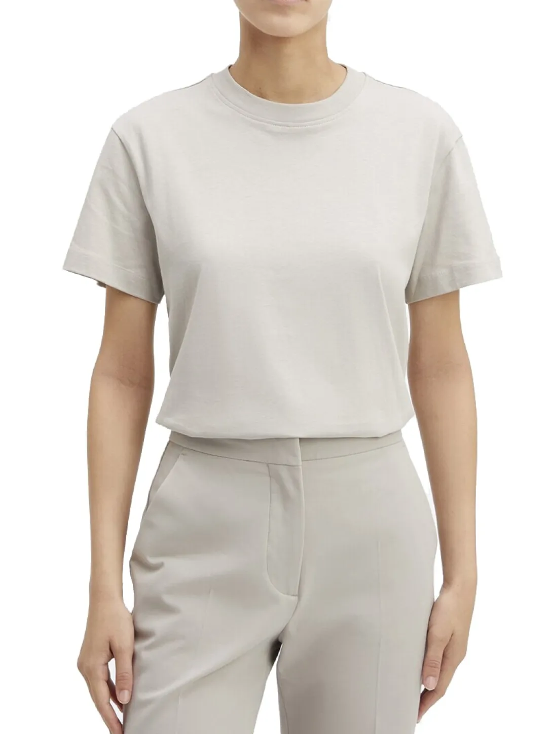 CK T-shirt manica corta cut-out schiena