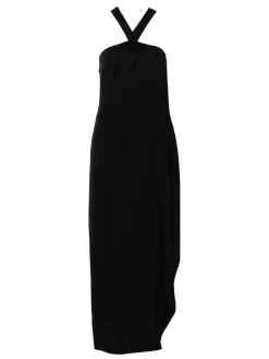 CK Vestito lungo in viscosa con nodo