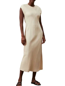 CK Vestito midi cut-out con spacchi laterali
