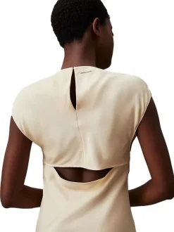 CK Vestito midi cut-out con spacchi laterali